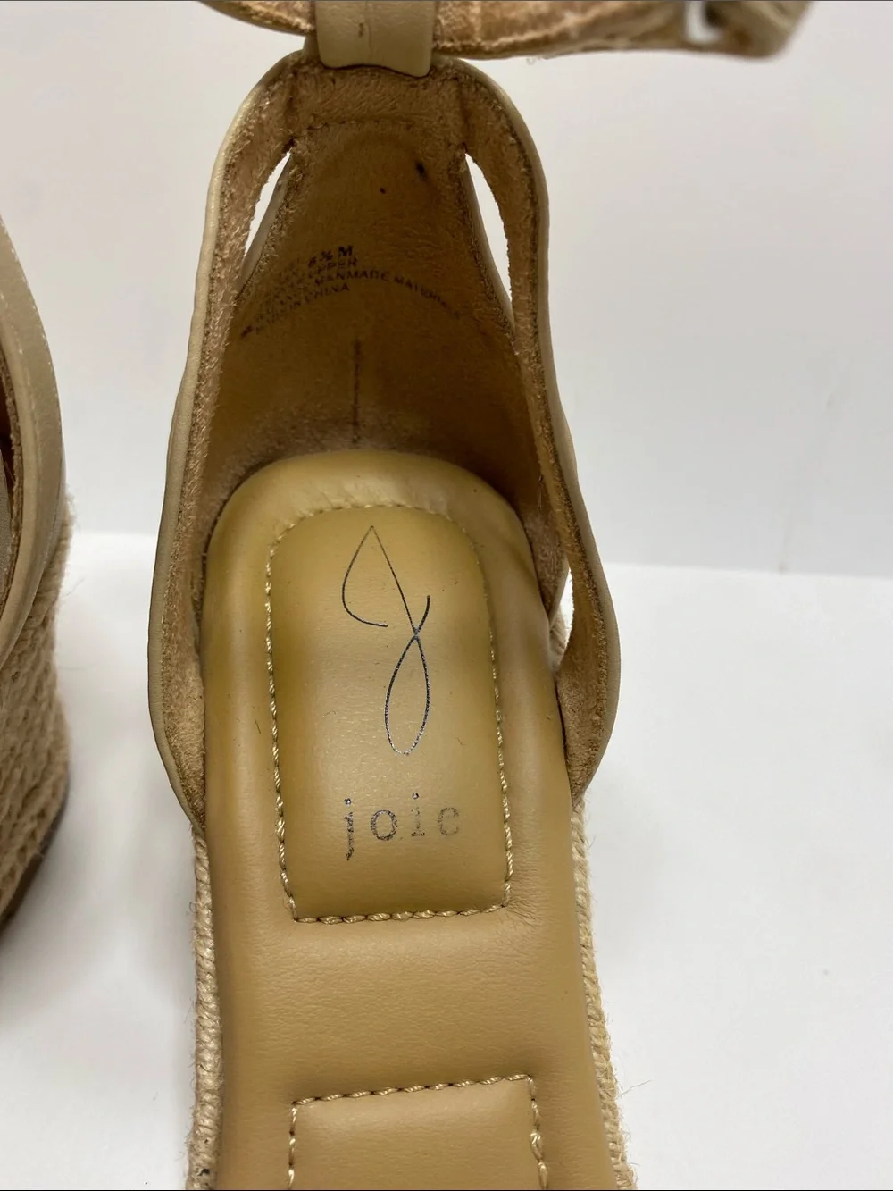 Joie Multicolor Woven Espadrille Wedge Sandals Size 6.5